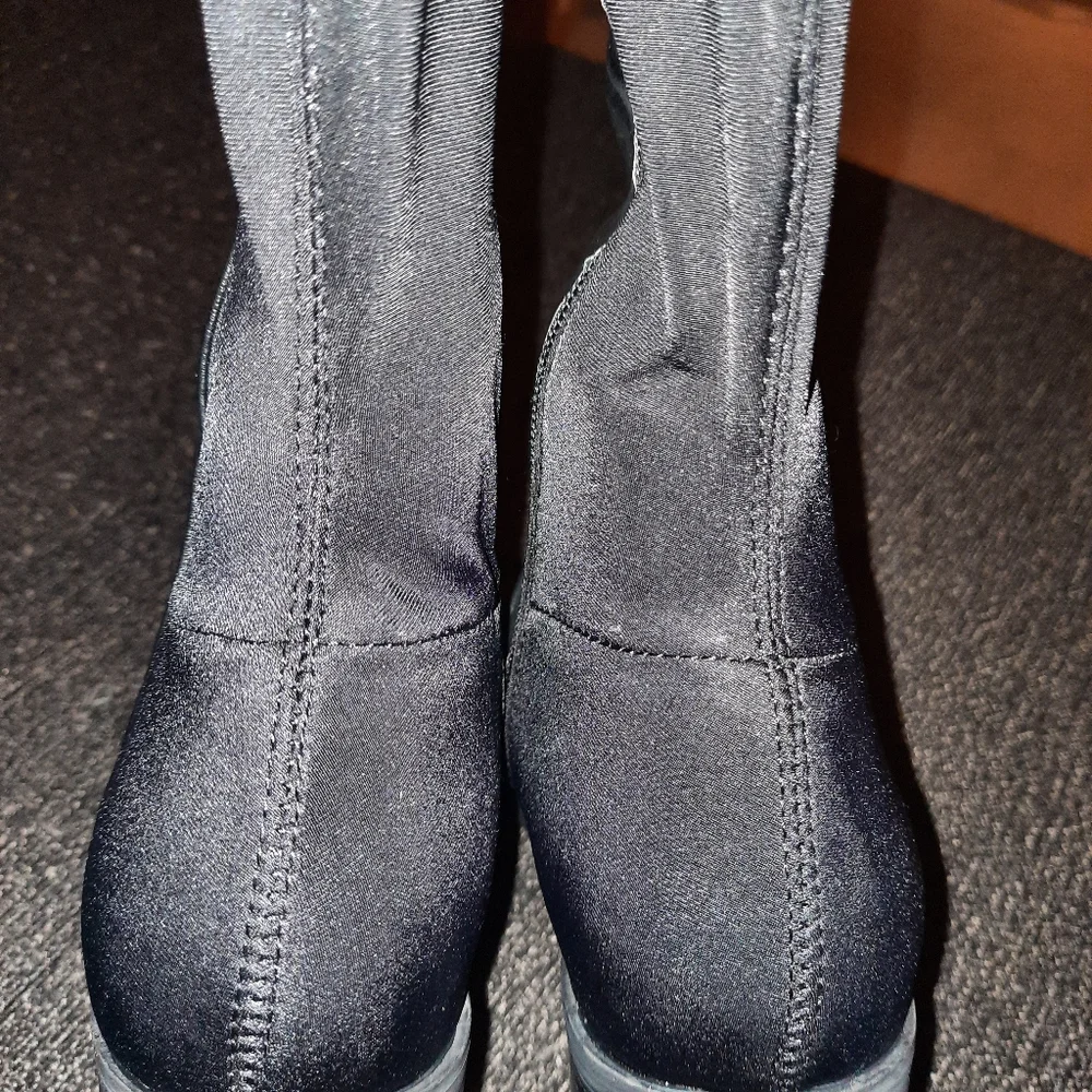 Torrid Faux Leather Stretch Back Over the Knee Boots